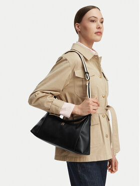 Tommy Hilfiger Ročna torba Tommy Hilfiger Th Essential Shoulder Bag AW0AW18374 Črna