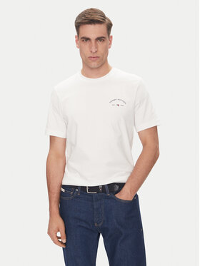 Tommy Hilfiger Tommy Hilfiger T-Shirt Hotel MW0MW39352 Λευκό Regular Fit