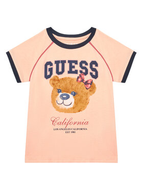 Guess Guess Футболка J5YI21 K8HM4 Кораловий Regular Fit