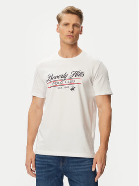 Beverly Hills Polo Club Beverly Hills Polo Club Футболка P-SS26M-TS1302 Білий Regular Fit