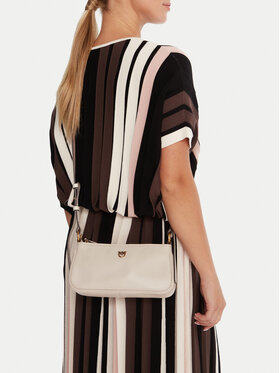 PINKO Soma PINKO Half Moon Baguette Mini AI 25-26 PLTT 105069 A0QO Écru