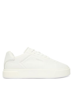 Calvin Klein Sneakers Calvin Klein Basket Cups Oxf Lup Hf Lth YM0YM01452 Bianco