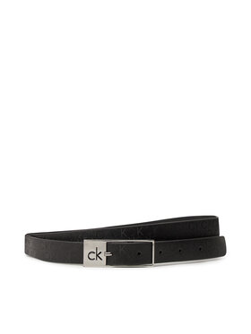 Calvin Klein Ženski pas Calvin Klein Ck Cut Square Buckle 2.0_Mono K60K613243 Črna