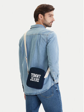 Tommy Jeans Umhängetasche Tommy Jeans Tjm Bold Varsity Reporter AM0AM14223 Dunkelblau
