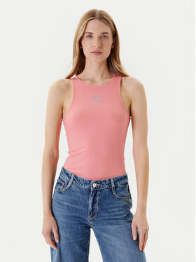 Guess Guess Τοπ W5GP57 KCV52 Ροζ Regular Fit