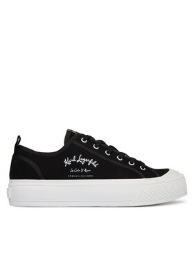 KARL LAGERFELD Кеди KARL LAGERFELD Kampus Max V KL50523 Чорний