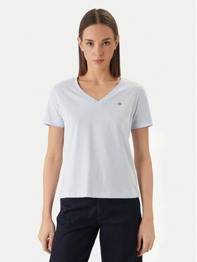 Gant Gant Marškinėliai 4200750 Žydra Slim Fit