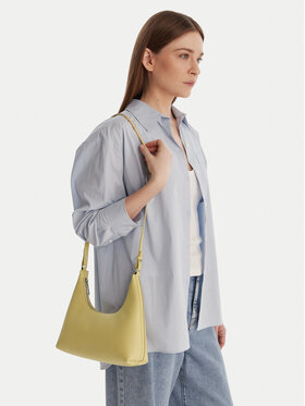 Calvin Klein Handtasche Calvin Klein Foil Logo Conv Shoulder Bag LV04F3272G Gelb