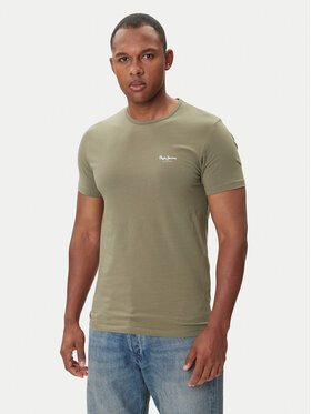 Pepe Jeans Pepe Jeans Camiseta Original Basic 3N PM5010133 Caqui Regular Fit