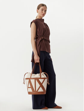 Armani Exchange Дамска чанта Armani Exchange XW002607 AF22635 M6261 Кафяв