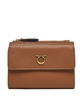 PINKO Peněženka PINKO Compact Wallet AI 25-26 PCPL 103612 A29Q Hnědá