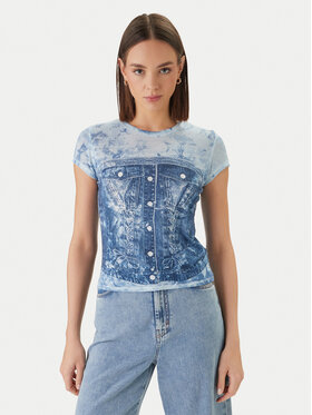 Guess Guess Футболка W6GI44 K3614 Голубий Regular Fit