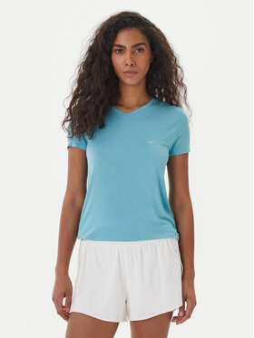 Emporio Armani Emporio Armani Camiseta EW000409 AF19024 U9163 Turquesa Regular Fit