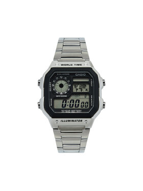 Casio Часовник Casio AE-1200WHD-1AVEF Сребрист