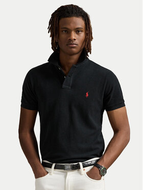 Polo Ralph Lauren Polo Ralph Lauren Поло Core Replen 710782592 Чорний Custom Slim Fit