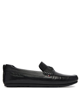Tommy Hilfiger Mokasini Tommy Hilfiger Hardware Lth Driver FM0FM05855 Črna