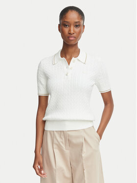 Lacoste Lacoste Polo AF0972 Crema Slim Fit