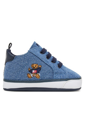 Polo Ralph Lauren Немовлячі пінетки (не для ходьби) Polo Ralph Lauren Quilton Bear Gore RL03477430 Cиній