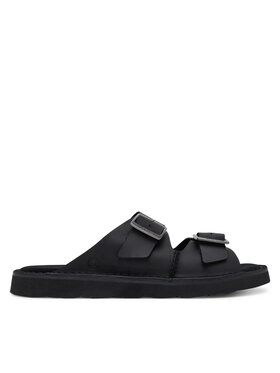 Clarks Шльопанці Clarks Solsbury Strap 26180885 Чорний