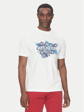 Hechter Paris Hechter Paris T-shirt 75018 151917 Bijela Regular Fit
