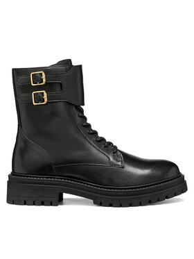 Geox Gležnjarji Geox D Iridea D66HRE 00043 C9999 Črna