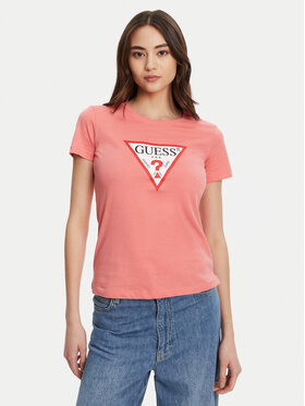 Guess Guess Футболка W1YI1B I3Z14 Кораловий Regular Fit