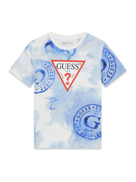Guess Guess Majica L6GI03 K8HM4 Modra Regular Fit