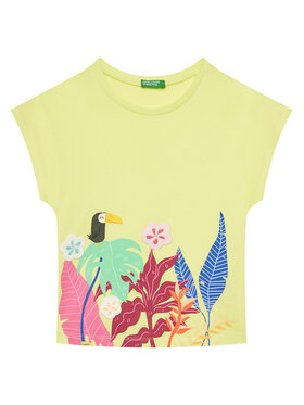 United Colors Of Benetton United Colors Of Benetton Футболка 3I1XG10JH Жовтий Regular Fit