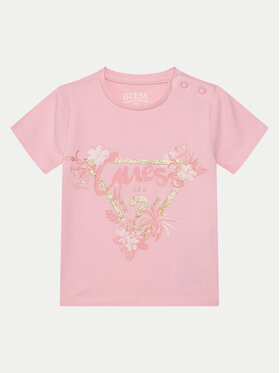 Guess Guess Póló A5GI03K6YW4 Rózsaszín Regular Fit