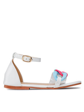 DeeZee Sandały DeeZee CS123456 Biały