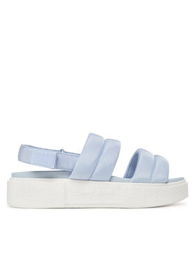 Tommy Jeans Sandále Tommy Jeans Tjw Flatform Sandal EN0EN02802 Modrá