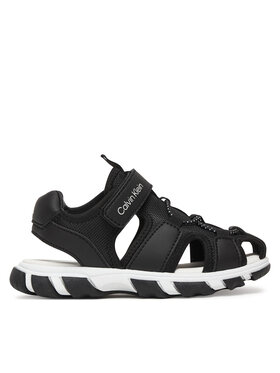 Calvin Klein Sandale Calvin Klein Velcro Sandal V1B2-83320-1591 Crna