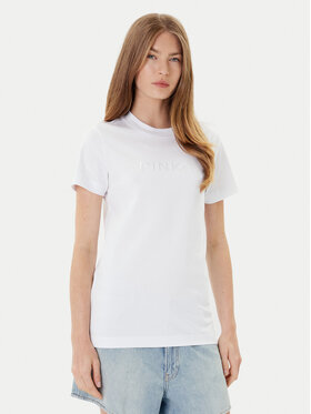 PINKO PINKO Camiseta Start 101752 A2RD Blanco Regular Fit