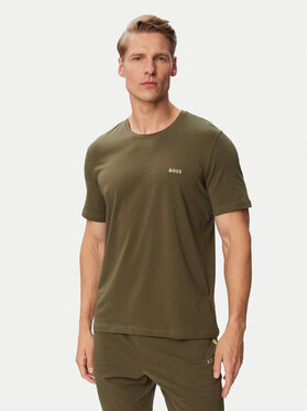 BOSS BOSS Camiseta Mix&Match 50515312 Caqui Regular Fit