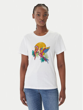 Liu Jo Liu Jo Camiseta WA6237 JS923 Blanco Regular Fit