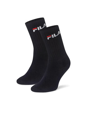 Fila Dlhé ponožky Fila F4401-AW24 (2-pack) Čierna