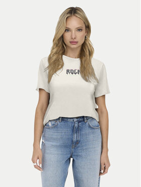 ONLY ONLY Футболка Lucy 15307412 Écru Regular Fit