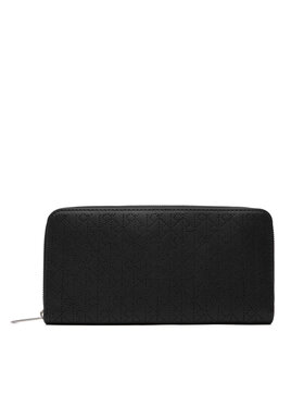 Calvin Klein Piniginė Calvin Klein Emblem Aop Perfor Lg Zip Around LV04F1151G Juoda