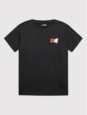 Billabong Billabong Футболка Ripped F2SS18 BIF2 Чорний Premium Fit