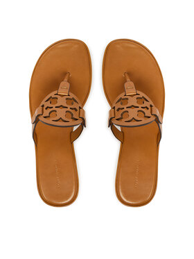Tory Burch В'єтнамки Tory Burch Miller Wedge 175318 Коричневий
