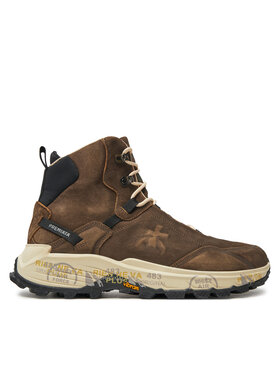 Premiata Šnurovacia obuv Premiata Saintcro 381 Hnedá