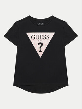 Guess Guess Póló J5RI18 K6YW4 Fekete Regular Fit