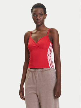 adidas adidas Top Seasonal Essentials 3-Stripes JM1910 Rdeča Slim Fit