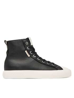 Calvin Klein Кецове Calvin Klein Vulc Lace Up Hightop Lth HW0HW03076 Черен