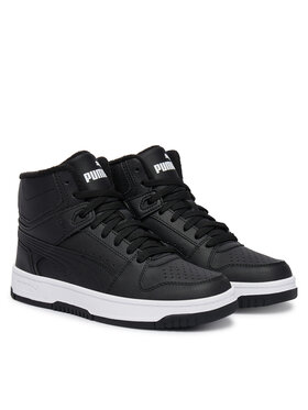 Puma Sneakersy Puma Rebound Slam Mid Wtr Jr 40880301 Čierna
