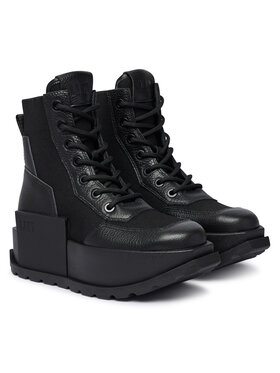 United Nude Μποτίνια United Nude Roko Combat 1104501165 Μαύρο