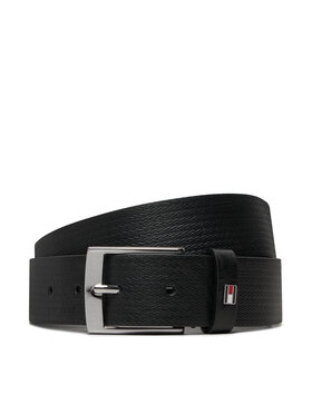 Tommy Hilfiger Vīriešu josta Tommy Hilfiger AM0AM13015 Melns