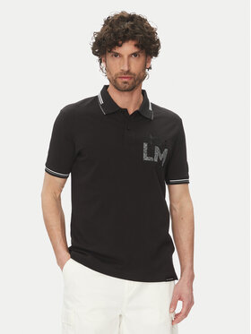 La Martina La Martina Поло Adrian MAP009 PK001 Чорний Regular Fit