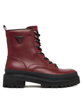 Guess Черевики Guess FLFB2D LEA10 Бордовий