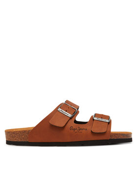 Pepe Jeans Šľapky Pepe Jeans PLS90637 Hnedá